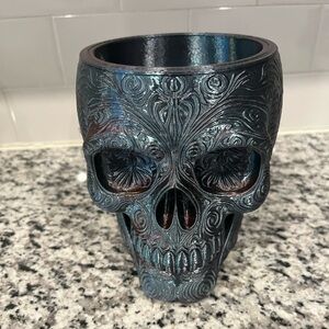 3D Printed Skull Planter - Sugar Skull